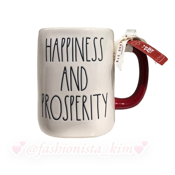 🛍️ Rae Dunn Happiness and prosperity mug New - Picture 12 of 14